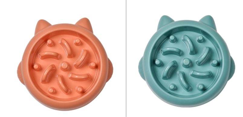 Silicone Slow Feeder Dog Bowl - material close-up