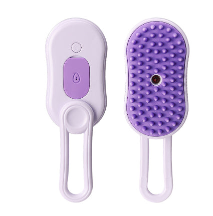 3-in-1 Electric Steam Pet Grooming Brush - photo 2