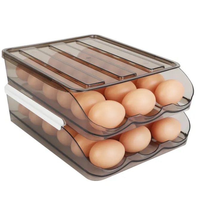 Rolling Egg Dispenser – Automatic Egg Storage Rack