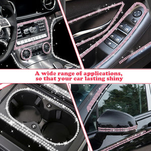 Bling Butterfly Rhinestone Car Interior Sticker Kit