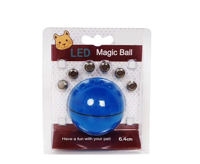 LED Light-Up Automatic Rolling Cat Toy Ball - photo 11
