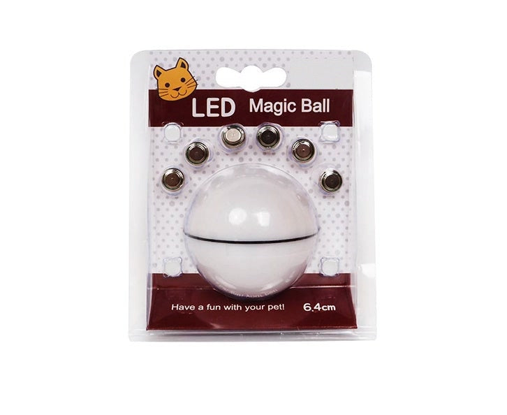 LED Light-Up Automatic Rolling Cat Toy Ball - photo 13