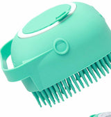Soap-Dispensing Silicone Pet Bath Brush