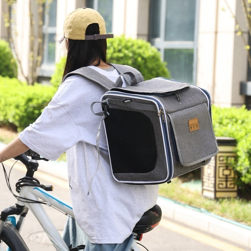 Portable Car Travel Cat Carrier - photo 3
