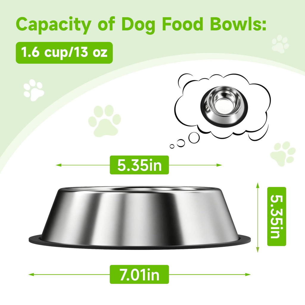 Stainless Steel Dog Bowl Set (3-Pack) - view 2